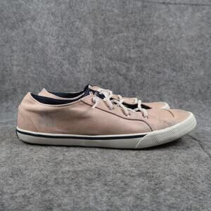 Sperry Shoes Womens 7.5 Sneakers Casual Slip On Lifestyle Trainer Canvas Preppy